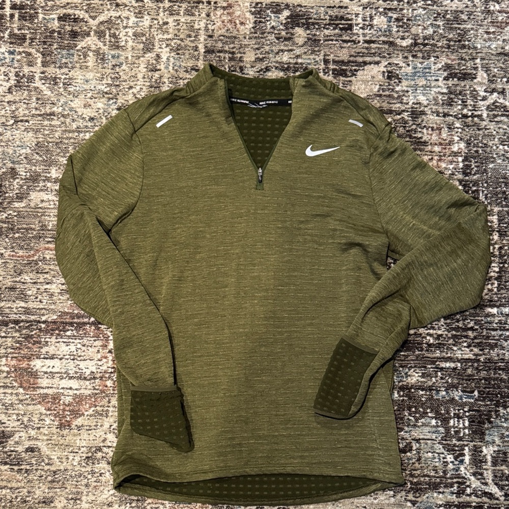 Nike Forest Green Half-Zip Top